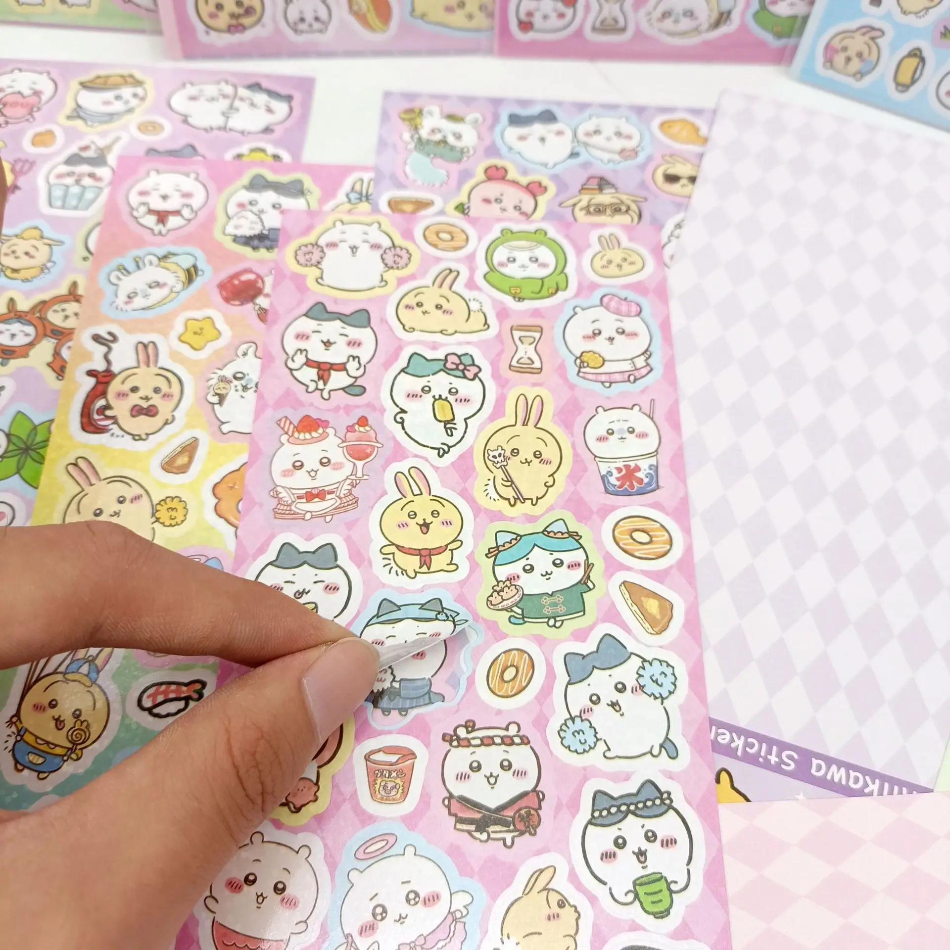 20 Blatt Mix Kawaii Chiikawa Anime-Aufkleber, Niedliche Sticker für Tagebücher, Koffer, Handyhüllen, Laptops, Kinderspielzeug und Geschenke – Detail 8