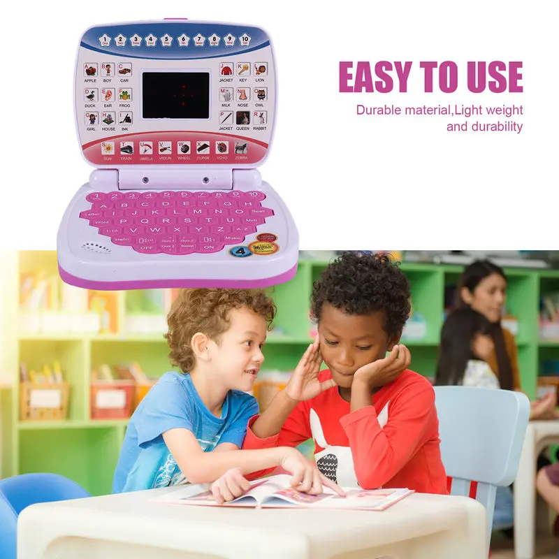 Electronic Preschool Language Educação Brinquedos, computador portátil, máquina de aprendizagem, criança, criança, criança, presente