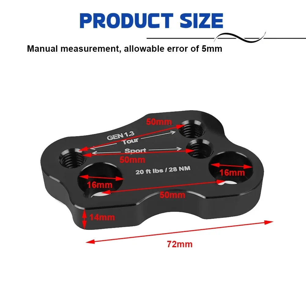 Moto Manubrio Morsetto Sollevato Estendere Manubrio Riser 2023 2022 2021 2020 2019 Per HONDA Goldwing GL1800 Gold wing GL 1800