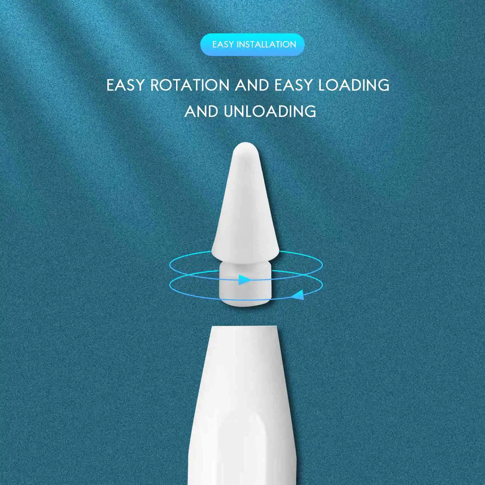 2 szt. Nadaje się do Apple Pencil Generation/Second Generation iPad Stylus Replacement Pen Tip Stylus Press Screen Pen