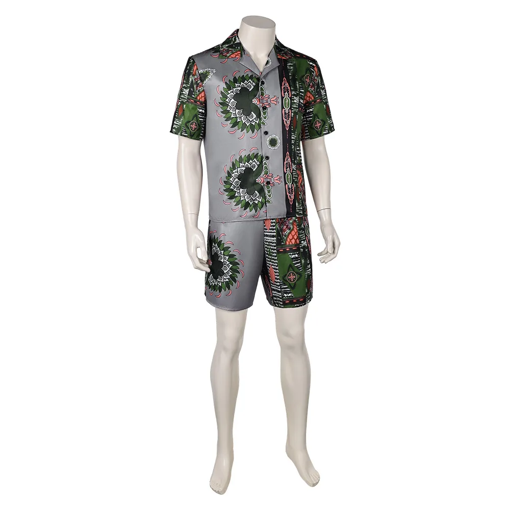 달튼 코스프레 로드 하우스 코스튬 판타지아 변장, 성인 남성용 티셔츠 반바지, 캐주얼 의상, 할로윈 카니발 파티 의류