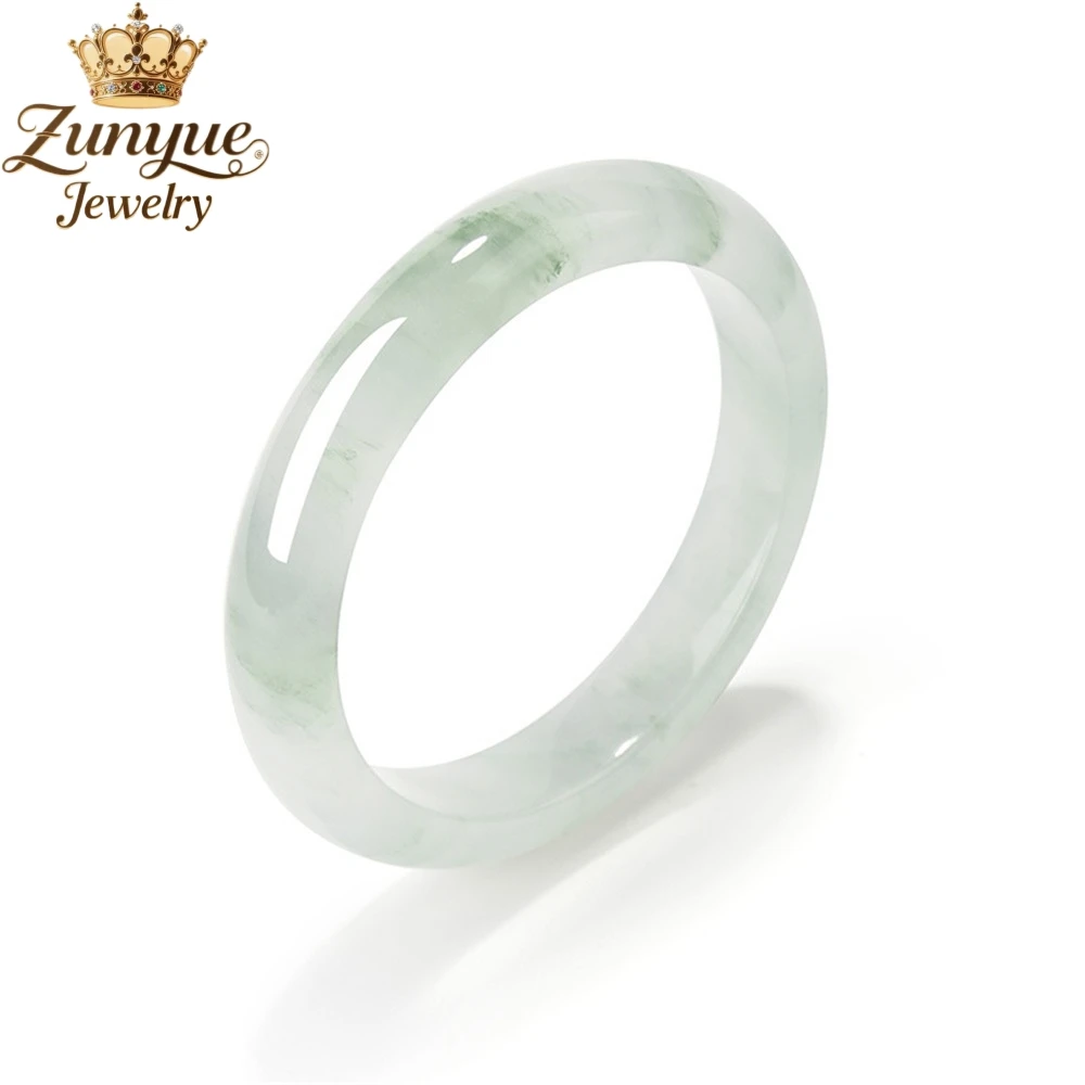 

Natural Tianshan Green Jadeite Beauty Flower - Patterned Bracelet Luxury Quality Jewelry Best Selling Fashion Jewelry Charms Gif