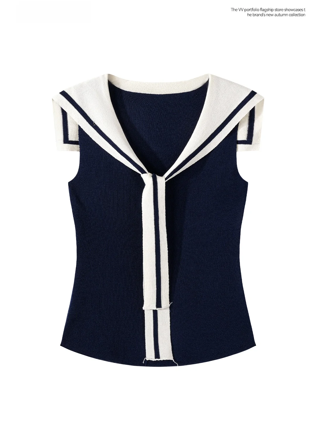 سليم صالح البحرية طوق سترة وهمية قطعتين تانك القمم المرأة الصيف جديد Sle حجم صغير التباين اللون قاعدة طبقة irt