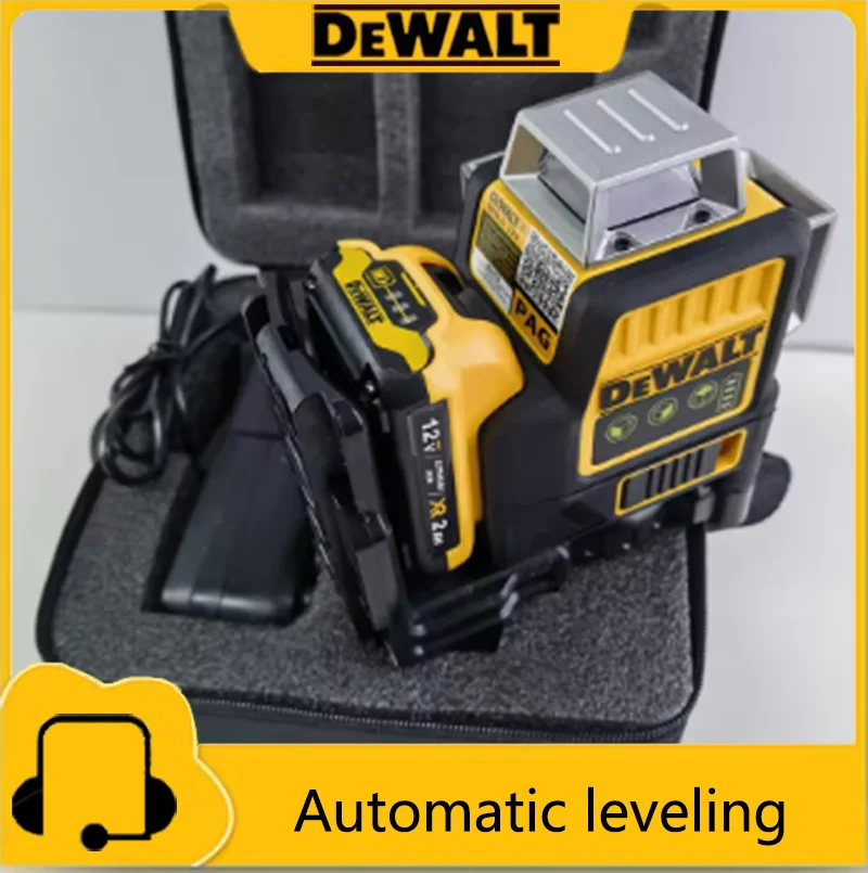 

2025 Dewalt DW089LG 12 В 12-линейный лазерный уровень 3 стороны * 360 градусов вертикальный самовыравнивающийся зеленый профессиональный лазерный уровень