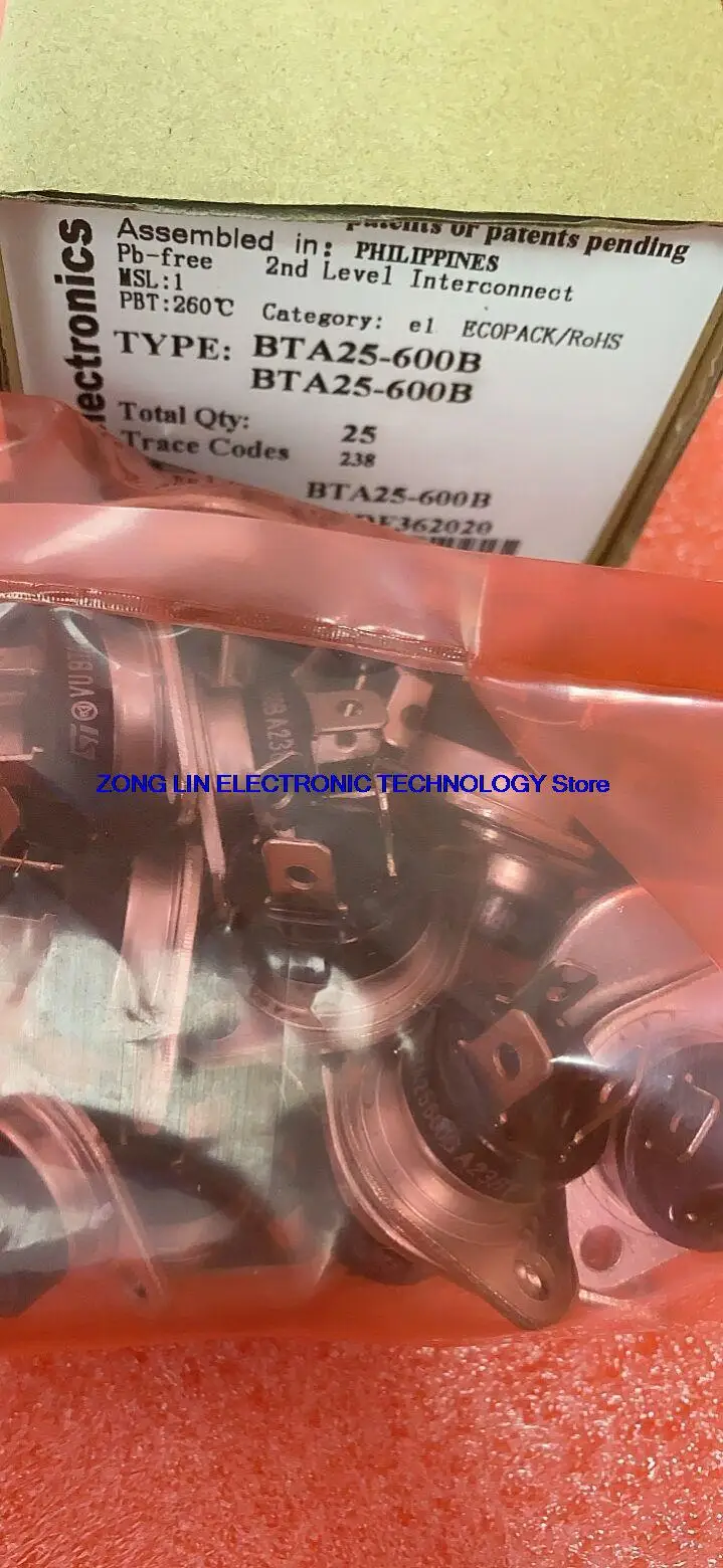 1000PCS -1lot  BTA25-600B BTA25600B Bidirectional Thyristor RD-91 ST Thyristor Brand New Original