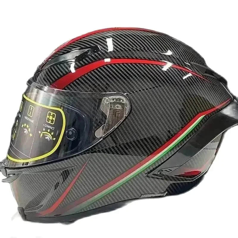 Black-Red Trace Helmet Motocross Big Spoiler Helmet Men and Women Riding Full Face Motorcycle Helmet Casco Capacete Casque