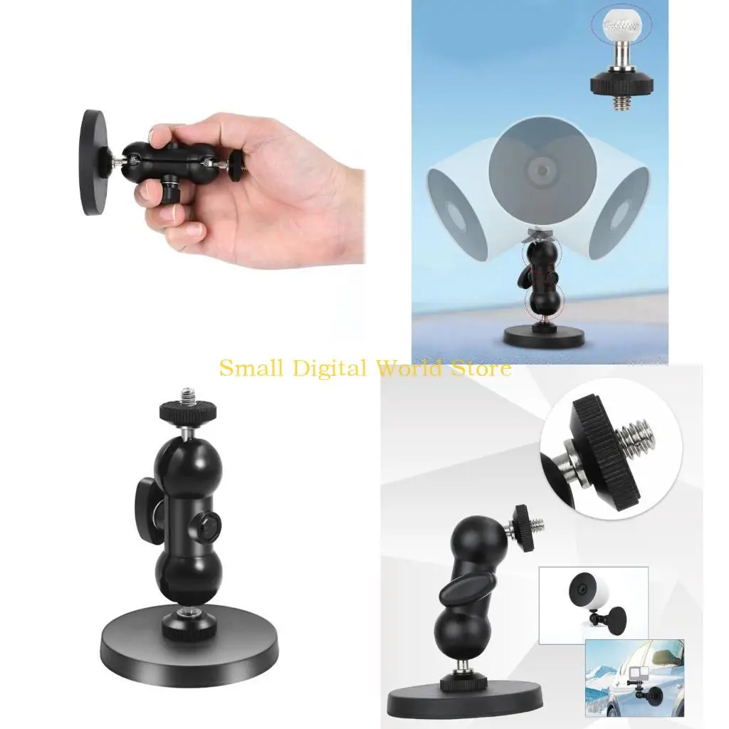 77UB Camera Mount Base Metal Suction Bracket Scratch-resistant /4" Thread