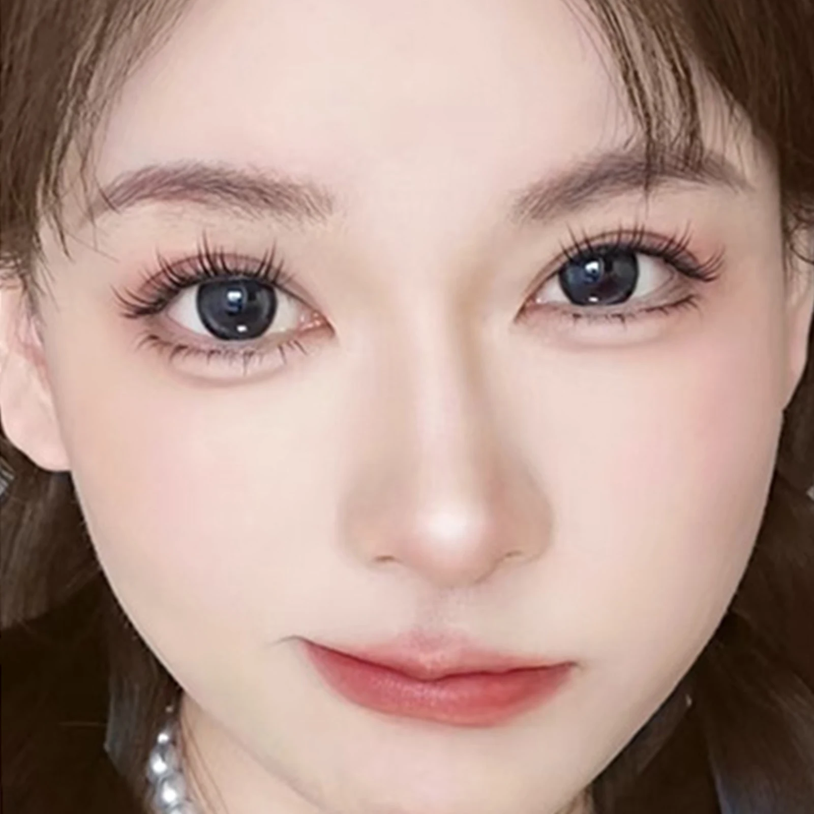 接着剤不要 韓国つけまつげ 再利用可能 ブラックステム まつげクラスター U字型 個別まつげエクステ