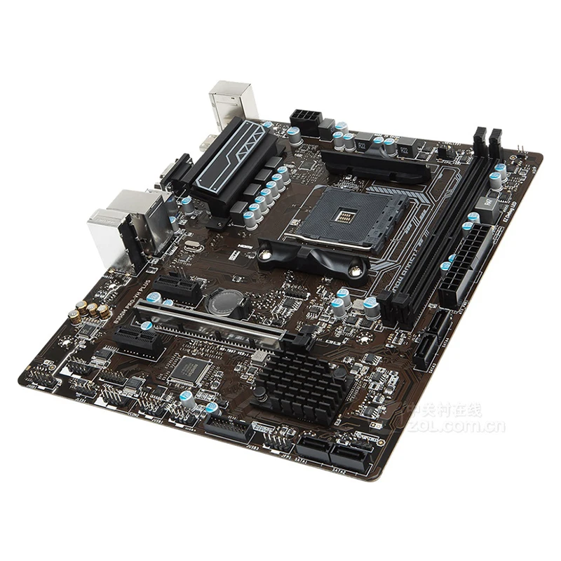Placas-mãe B350M PRO-VH PLUS, soquete AM4, DDR4, 64GB, Desktop Mainboard, SATA III, USB 3.0