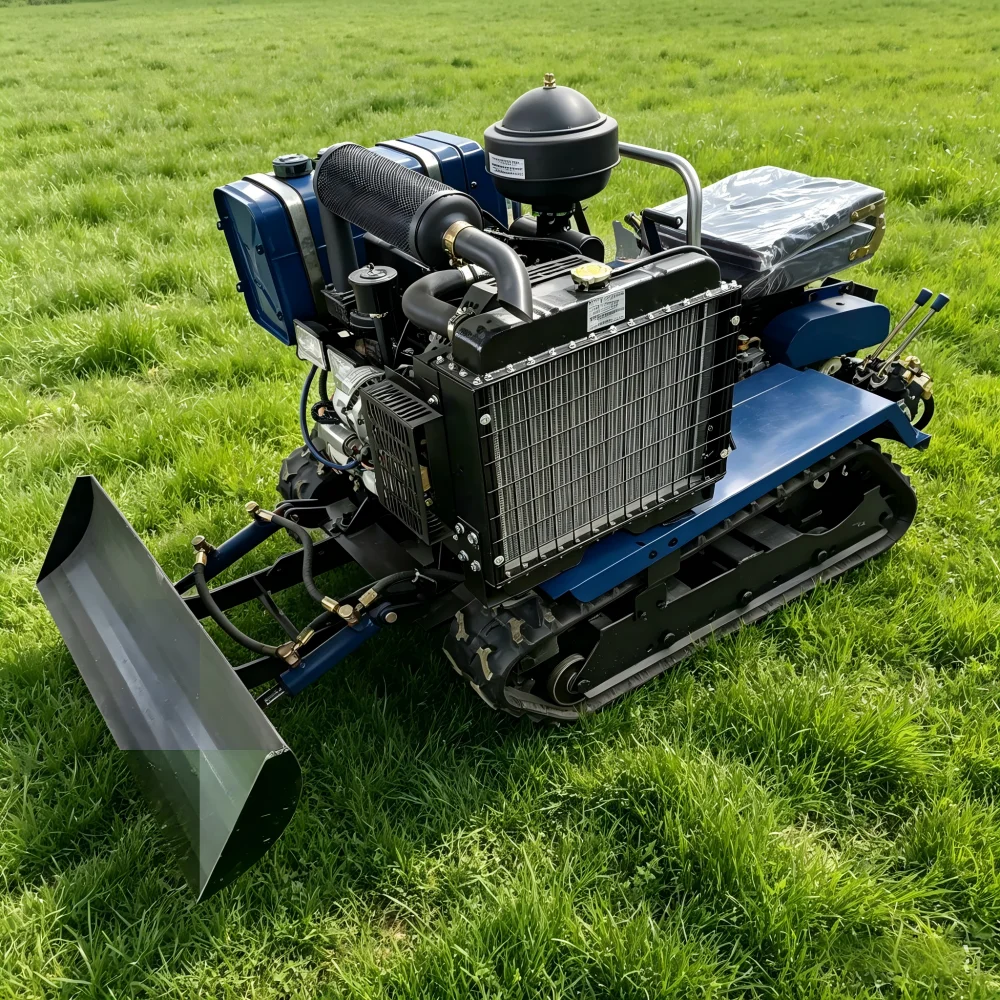 High Efficiency Farm Micro Rotary Tiller with Gift 5 Pieces Accessories for Land Cultivation