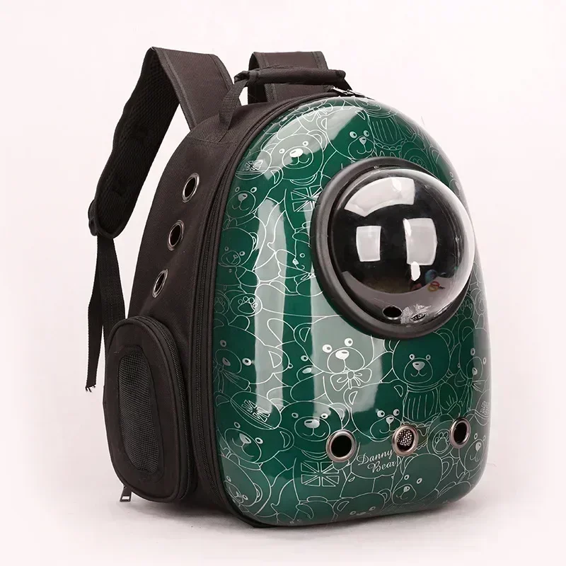 Cat Backpack Astronaut Window Bubble Carrying Pet Carrier Travel Bag Breathable Space Capsule Transparent Bags Dog