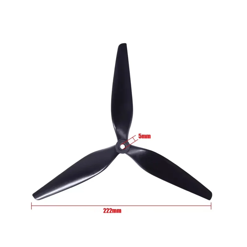 2pair/lot HQProp HQ 10X5X3 1050 10inch 3-Blade Black Carbon Reinforced Nylon CW CCW Propeller For RC FPV Drone Parts