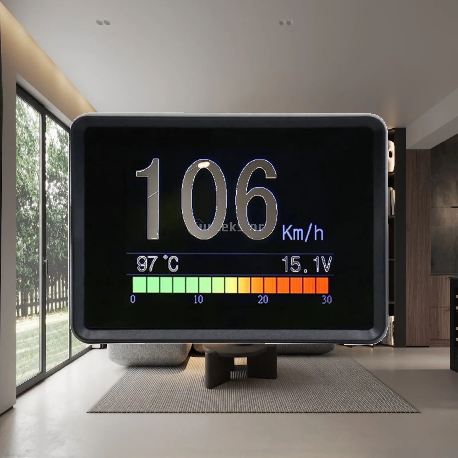 Compact Car Computer Interface HUD Projector with Overspeed Alarm for Daily Commuting Safety