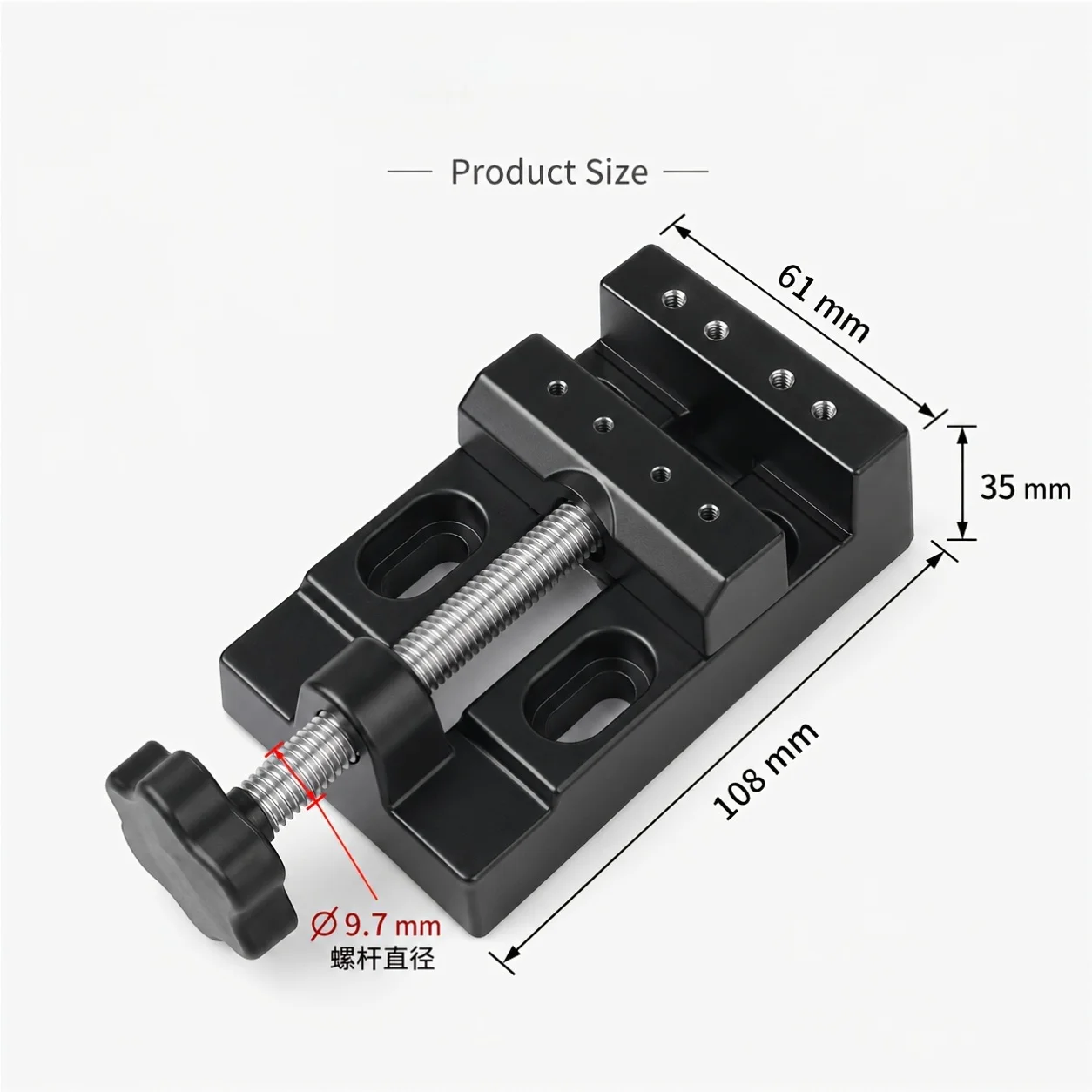 Multifunction Flat Clamp Adjustable Woodworking Clamp 4 Positioning Blocks Vise Fixer for Round Flat Irregular Parts Repair Tool