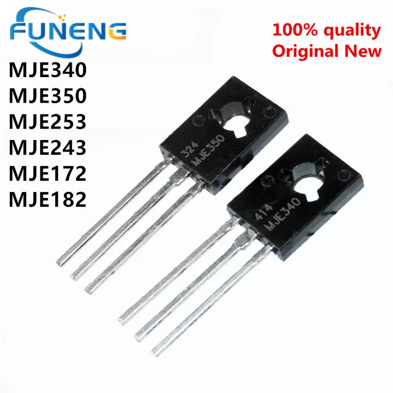 20pcs MJE340 MJE350 TO-126 KSE340 KSE350 MJE253 MJE243 MJE172 MJE182 new original amplifier tube