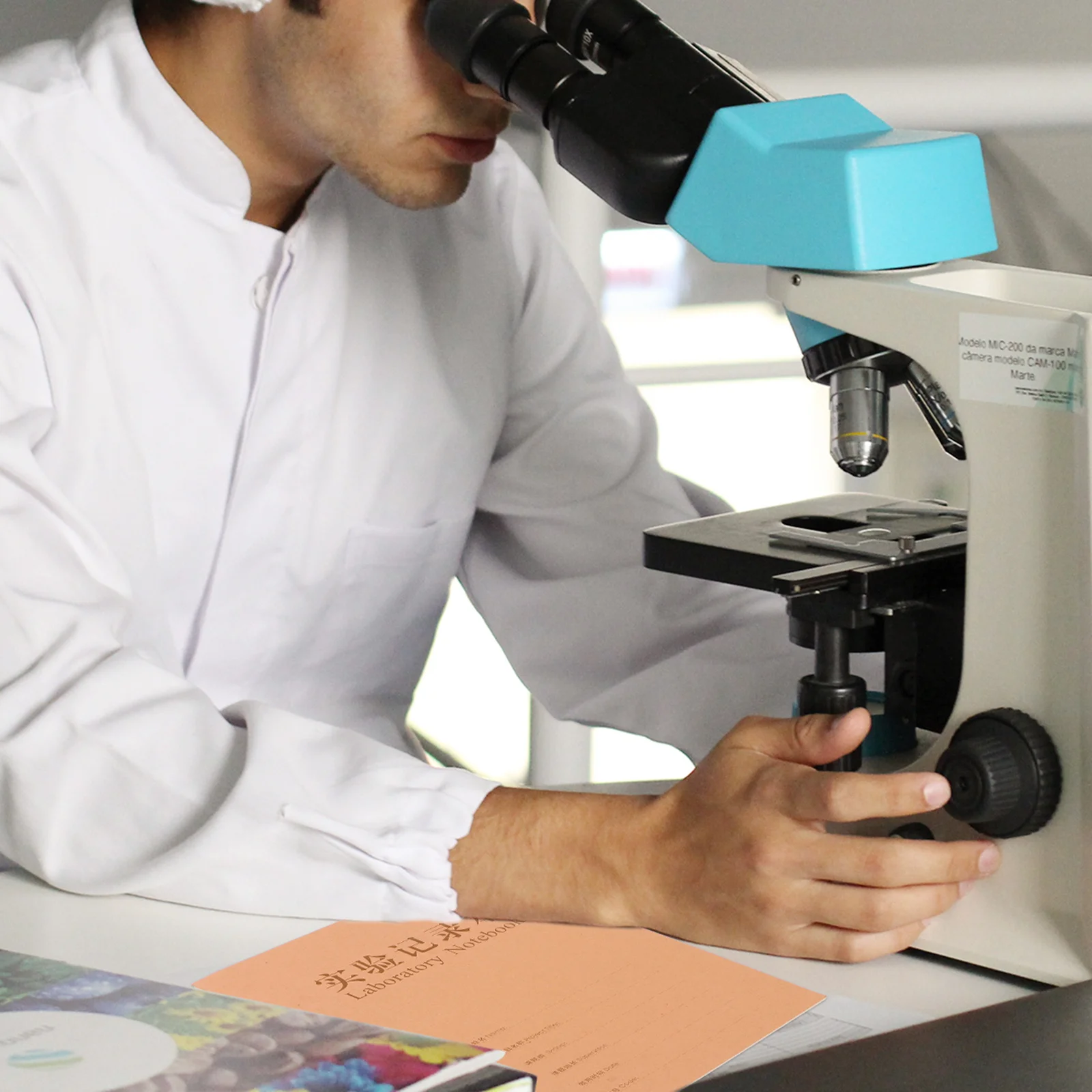 

1pc Laboratory Notebook Thick Natural Writing Paper For Experiment Recording Chemistry Research Not Faded Tally Book