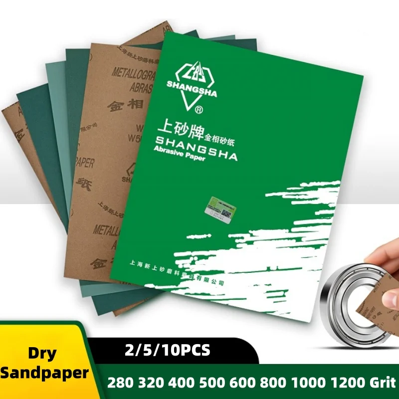 Dry Sandpaper 280 320 400 500 600 800 1000 1200 Grit Polishing Sand Paper Dry Use Sanding Paper Abrasive Tools Surface Finishing