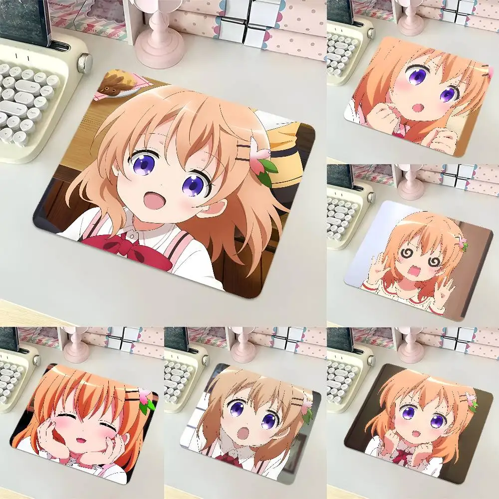 1pc Cocoa Hoto Anime Characters Small Mousepad Keyboard Pad Laptop Cushion Non-slip Deskpad