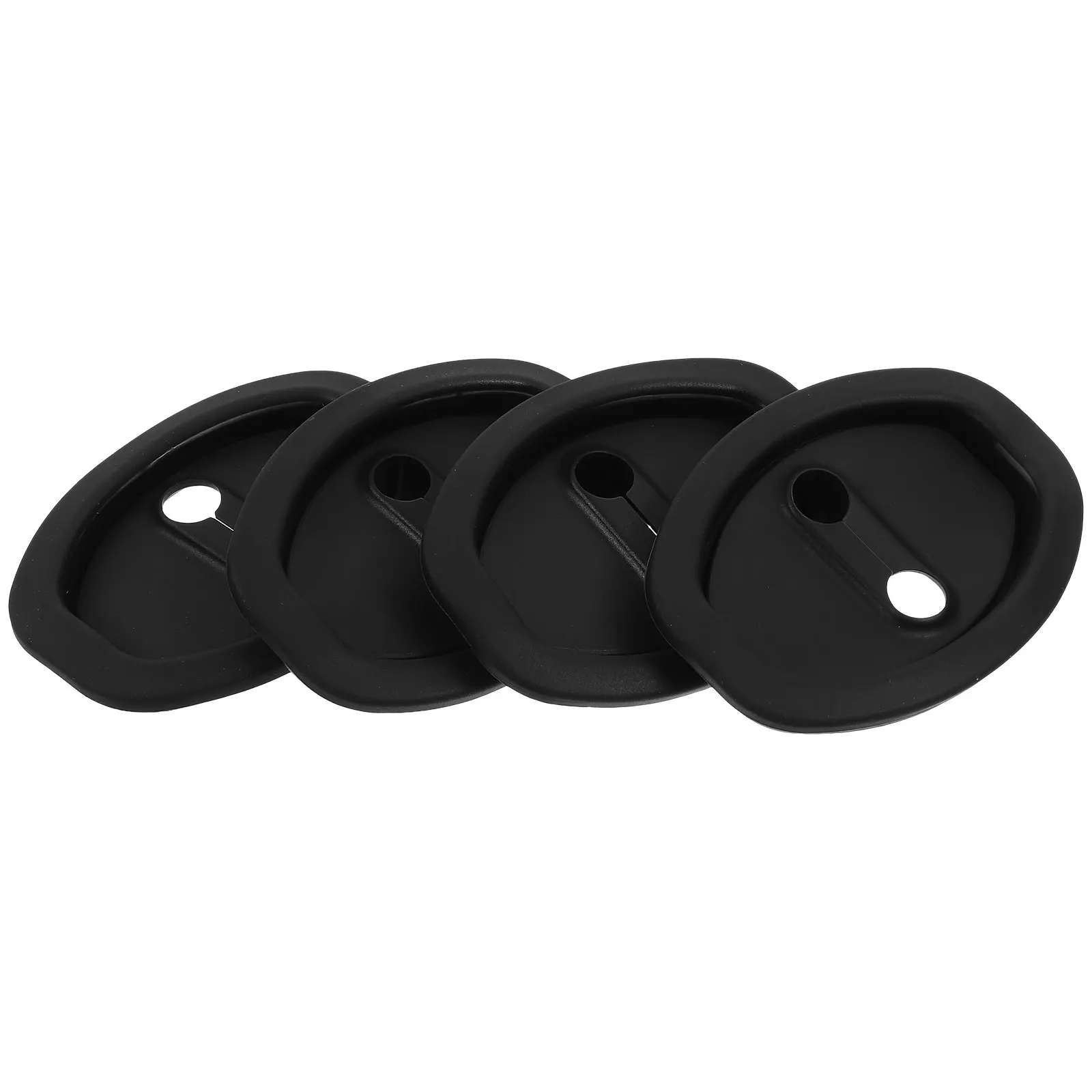 

4pcs Car Door Lock Cover Protector Shock Proof Black Guard Universal Silicone Vehicle Accessories Door Latch Protective