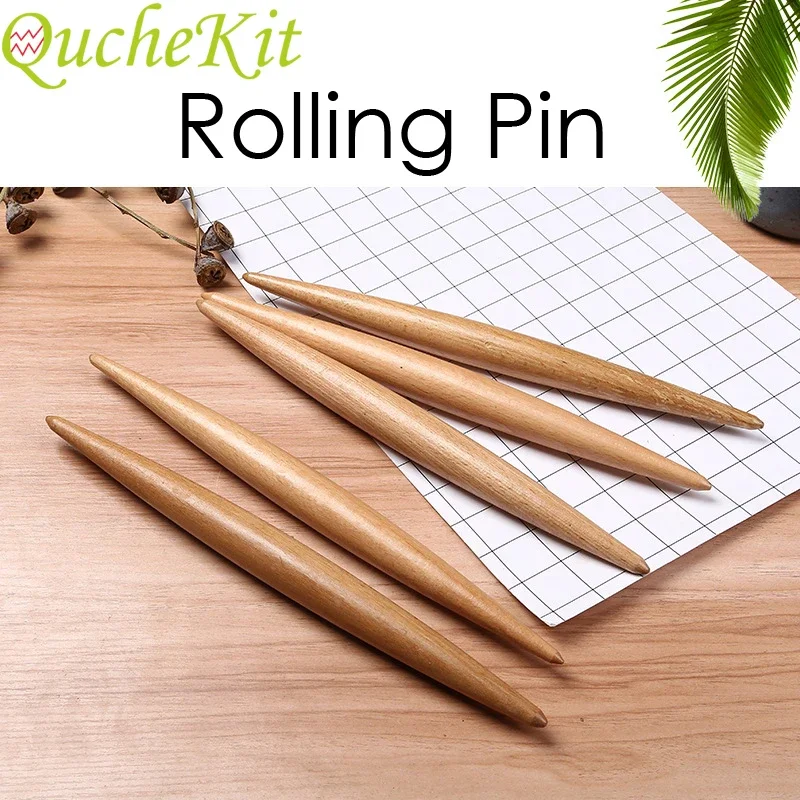 Creative Rolling Pin Wooden Cake Dough Roller Hand Dough Roller Dumpling Skin Maker Pizza Cookie Noodles Pastry Roller