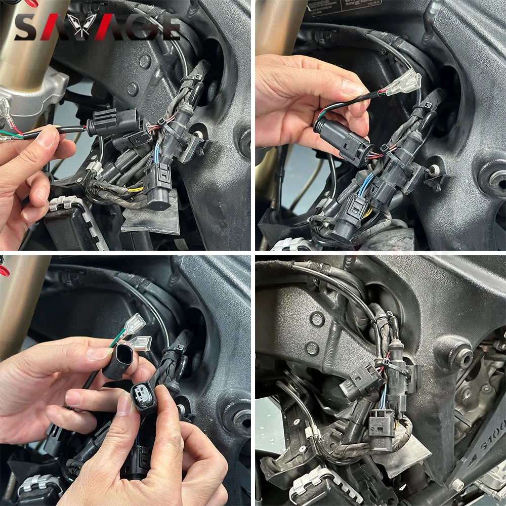 2025 F900GS F900R F900XR Outlet Power Connector Socket Plug For BMW R1200 R1250 R1100 R1150 R900 F850 F800 F750 F650 GS S1000XR