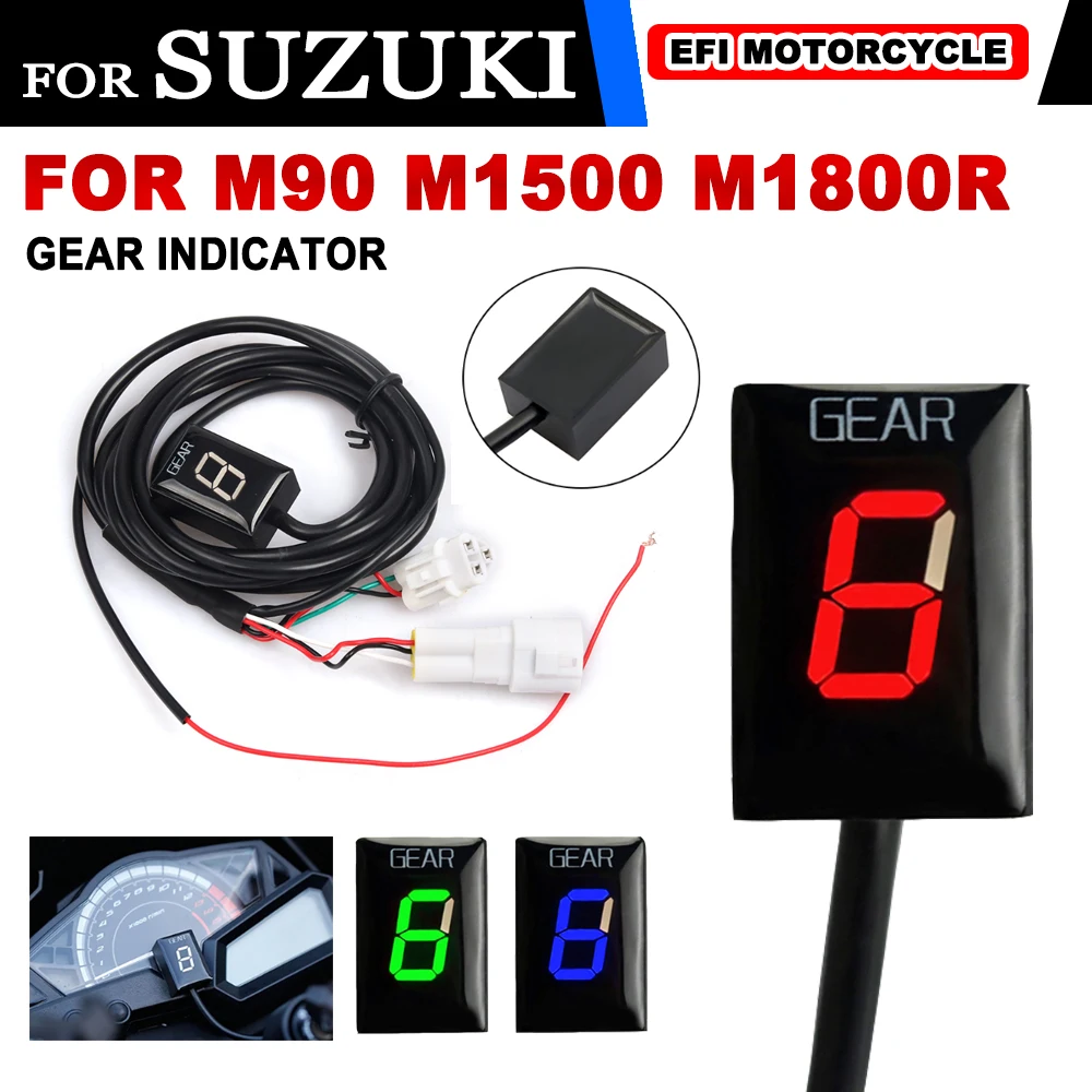 

Motorcycle 1-6 Speed Gear Indicator For Suzuki M90 M 90 M1500 M 1500 M1800R M 1800R M109R/R2 Accessories Gear Display Meter