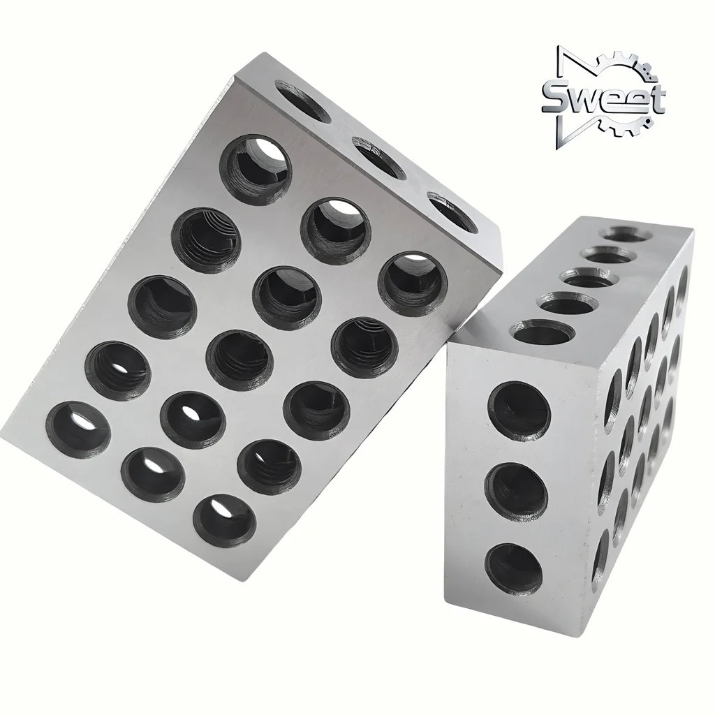 2피스 세트 - 1, 2, 3인치 연삭 등급 고정밀 등급 블록 공작 기계용 1-2-3 병렬 심