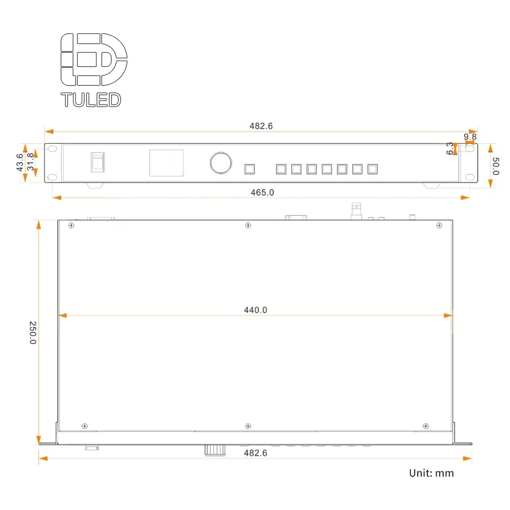 Novastar Original V960 LED Screen Video Processor Controller for Shopping Malls Exhibitions