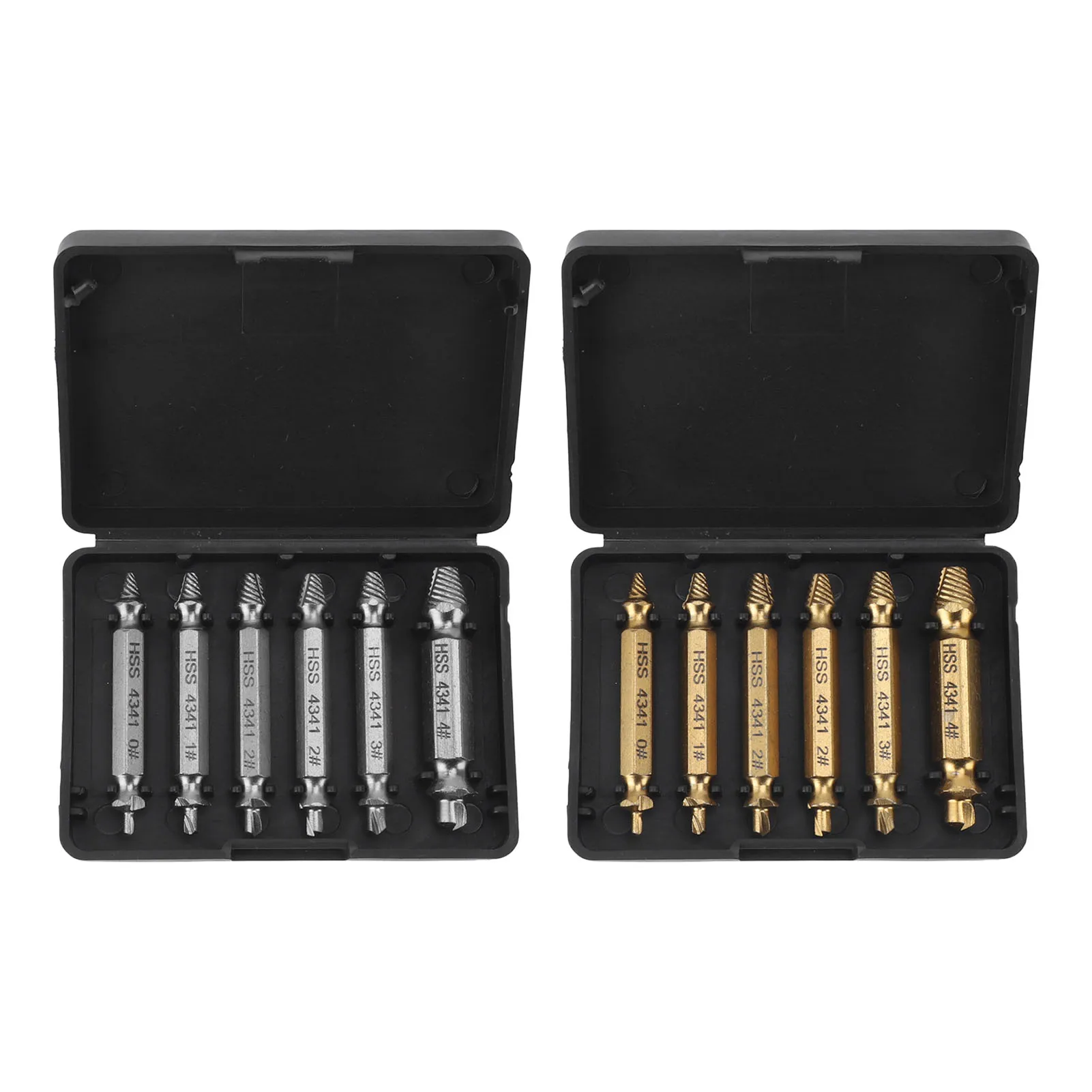 Stripped Screws Remover Damaged Screw Extractor Set Broken Stripped Remover Screws Removal Tool HSS Nuts  Drill Bit Tools