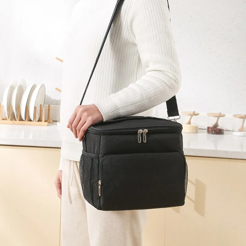 

New Insulated Lunch Bag Thick Thermal Cooler Tote for Food Cake Medications and Picnic Durable Ice Pack Carrying Bag