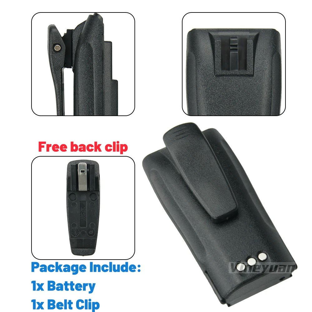 NNTN4497CR 2600mAh Li-ion Battery For Motorola CP200 PR400 EP450 DEP450 CP140 CP160 CP180 CP250 GP3688 GP3188 Radio HighCapacity