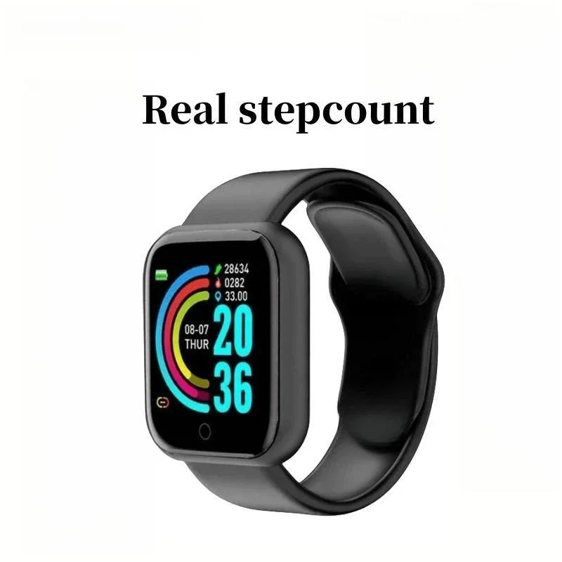 Real Step Count Fashion Smart Sports Watch Fitness Tracker Sports Watch Android IOS Smart Bracelet