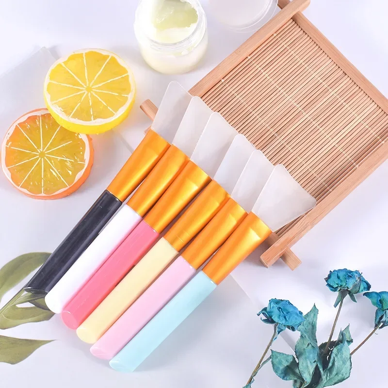 1pc escova de silicone gel mexendo escova de cabeça macia para diy jóias fazendo ferramenta fácil de limpar cola uv resina molde ferramenta acessórios