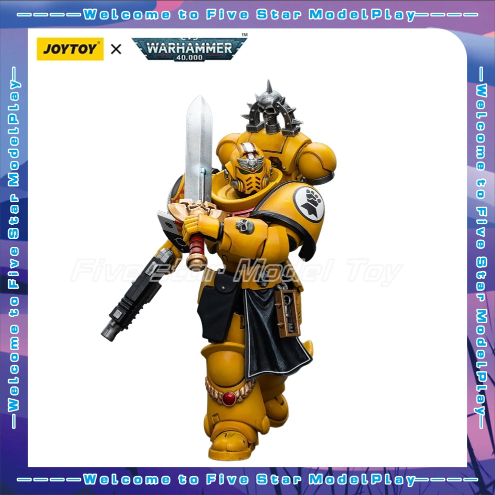 

【FS】JOYTOYS Warhammer 40K масштаб 1/18 фигурки поясничные кулаки лейтенант с силовым мечом модели игрушки подарки