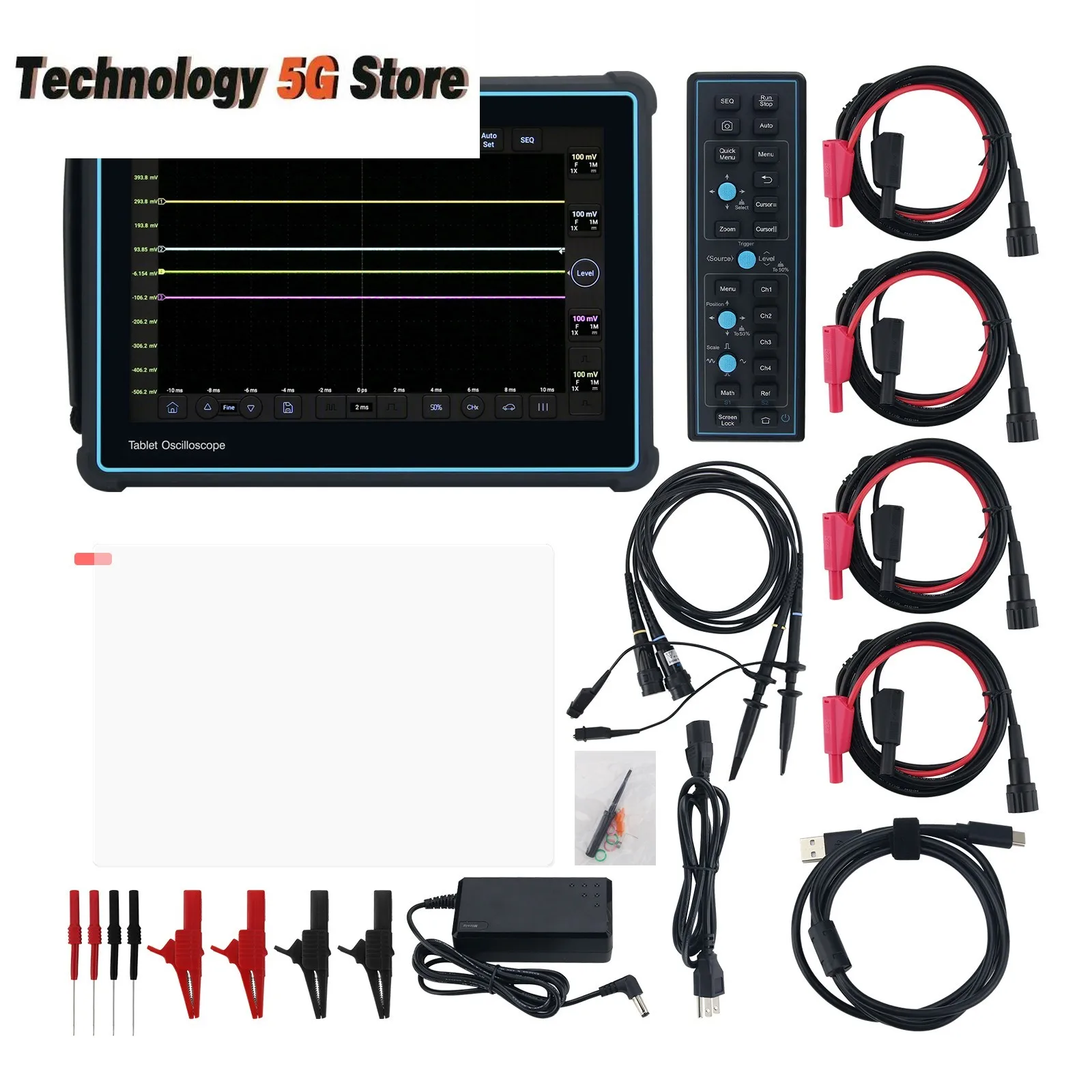 

Micsig ATO1004/ATO2004/ATO3004 100MHz 1GSa/s Automotive Oscilloscope 4CH Tablet Oscilloscope with 10.1" Touch Screen