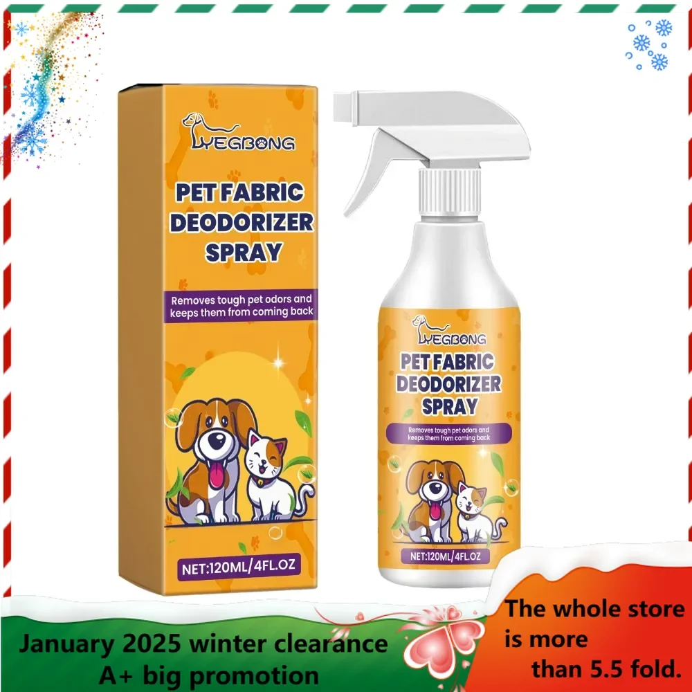 Yegbong Pet Deodorant Spray cleans pet odors indoor air fresh and long-lasting deodorant