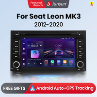 Junsun 7 inch Car Radio DVD for Seat Leon MK3 5F 2012 - 2020 GPS Multimedia Wired CarPlay Android Auto Autoradio MTK8227
