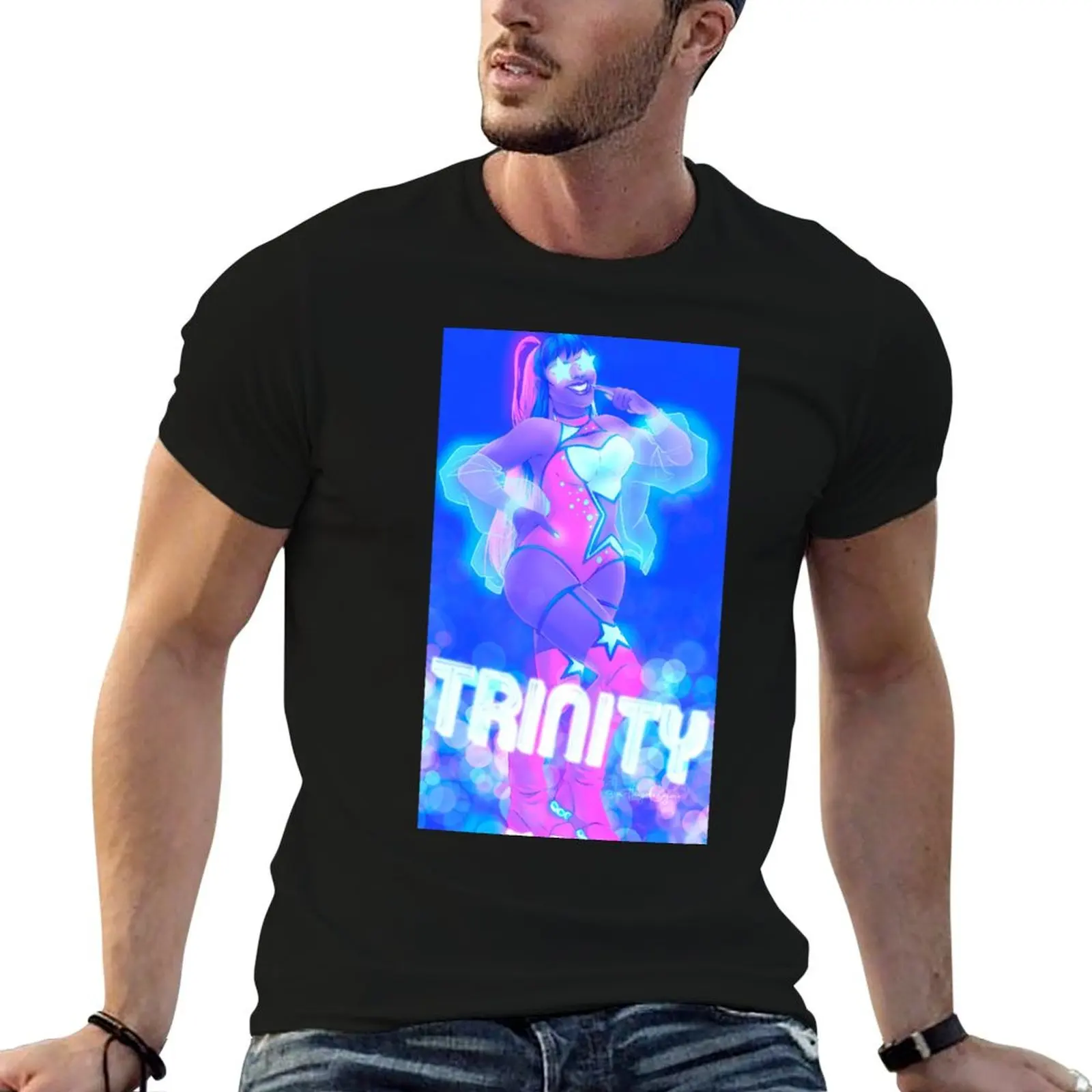 

Glowing Knockout T-Shirt oversized t shirt Short sleeve tee boys animal print summer top men tshirt