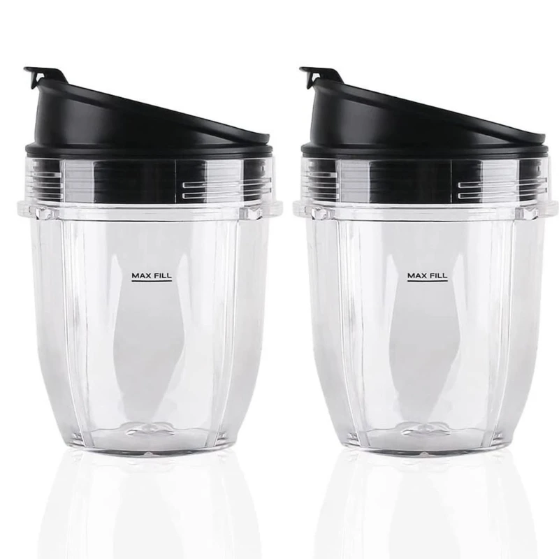 كوب بديل للعصارة البلاستيكية غطاء كوب خلاط بلاستيكي جزء آلة العصير كوب بديل لخلاط الخلاط دروبشيبينغ