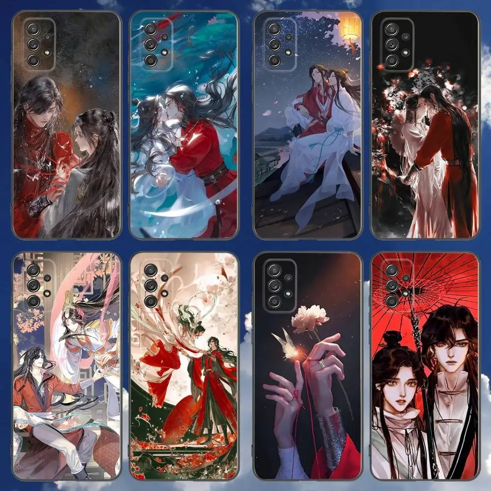 

H-Heaven Official's Blessing Phone Case For Samsung Galaxy A 91,80,73,72,71,53,52,51,22,5G Shockproof Soft Black Cover