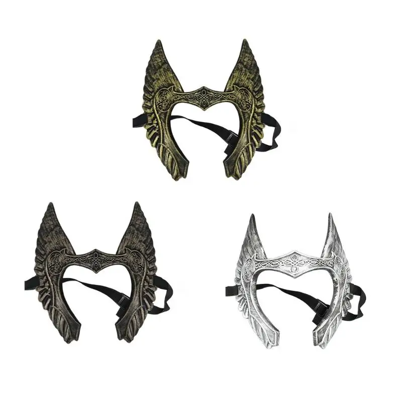 

39BD многоразовая пластиковая маска для косплея Angel Styles, легкий аксессуар для костюмированных вечеринок, сценических