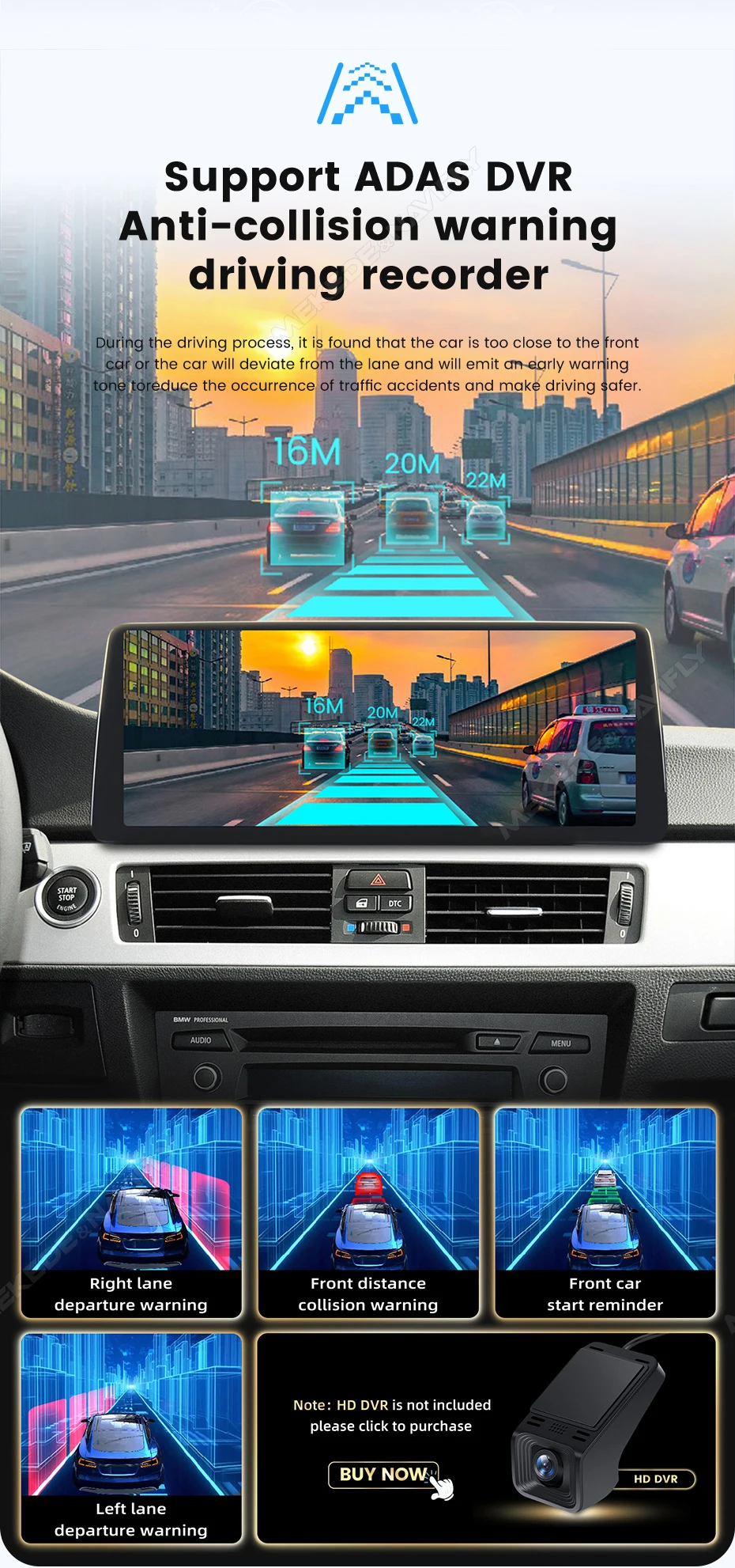 MEKEDE Android 14 Wireless CarPlay Auto Dual BT Auto-Multimedia-Player für BMW 2er F45 F46 F87 Snapdragon QLED 4G LTE WiFi – Detail 23
