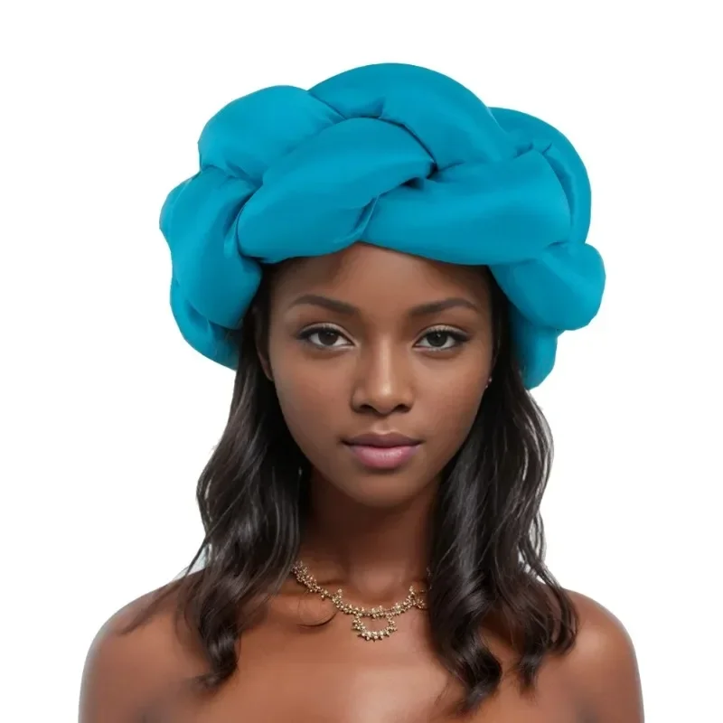 

Summer Autumn Fashion African Men Solid Color Headtie Hats African Headband Dashiki African Accessories