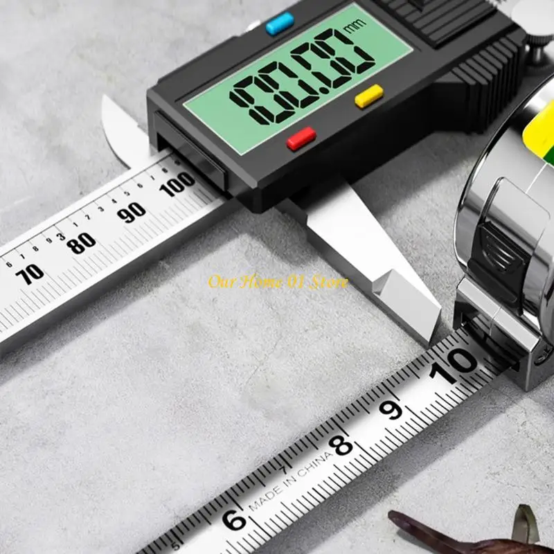 M4yc portatile 2M Misurazione dispositivo righello Dispositivo ABS Caso inossidabile Banda inossidabile Bilancio essenziale