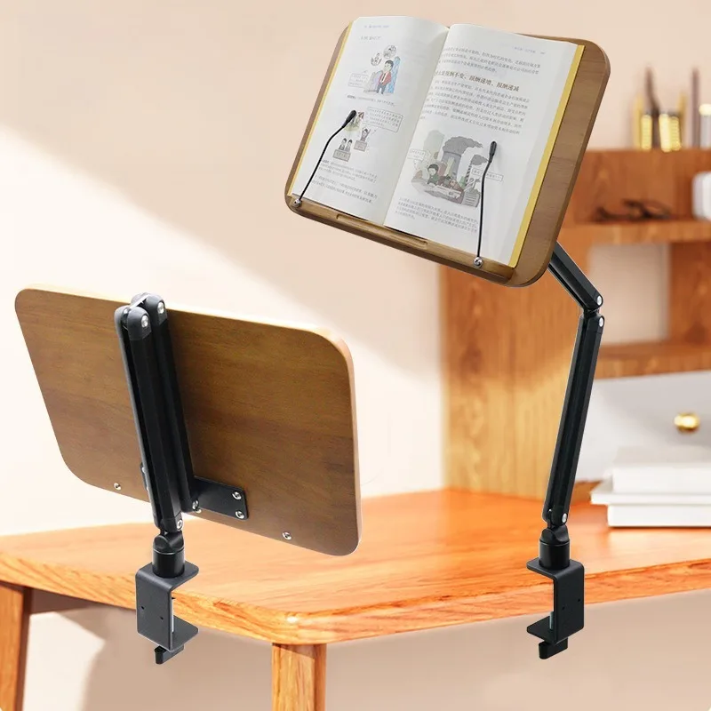 2 in 1 Phone Holder for Desk / Bed - Ultra Sturdy Cell Phone Stand for Desk Extendable Arm Stand Fits for All Inch Phones Pad