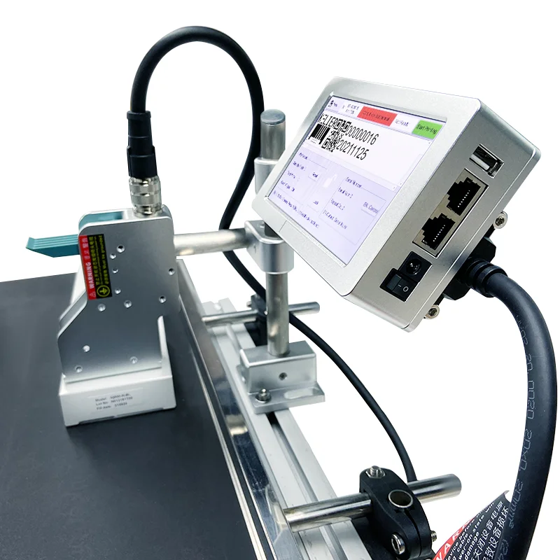 

NEW Mrp Date Marking Coding Machine Inkjet Printer for Steel Pipe Plastic Pouch Jar Carton Box