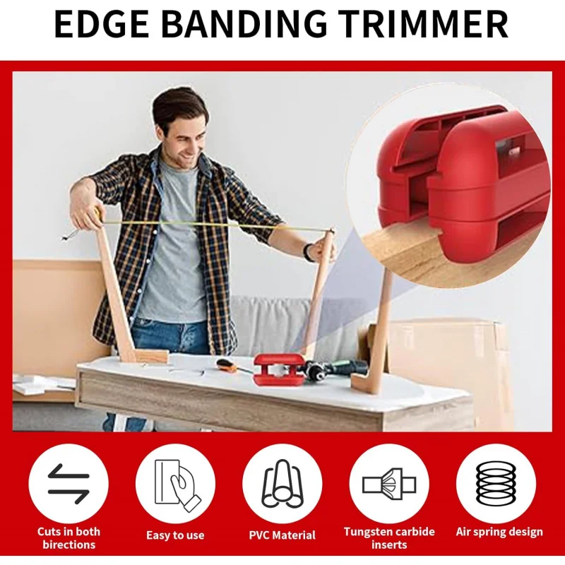 ، رباعية المسوي اليدوي مع شفرات كربيد التنغستن ، ماكينة تشذيب القشرة المصفحة ، النطاقات #5