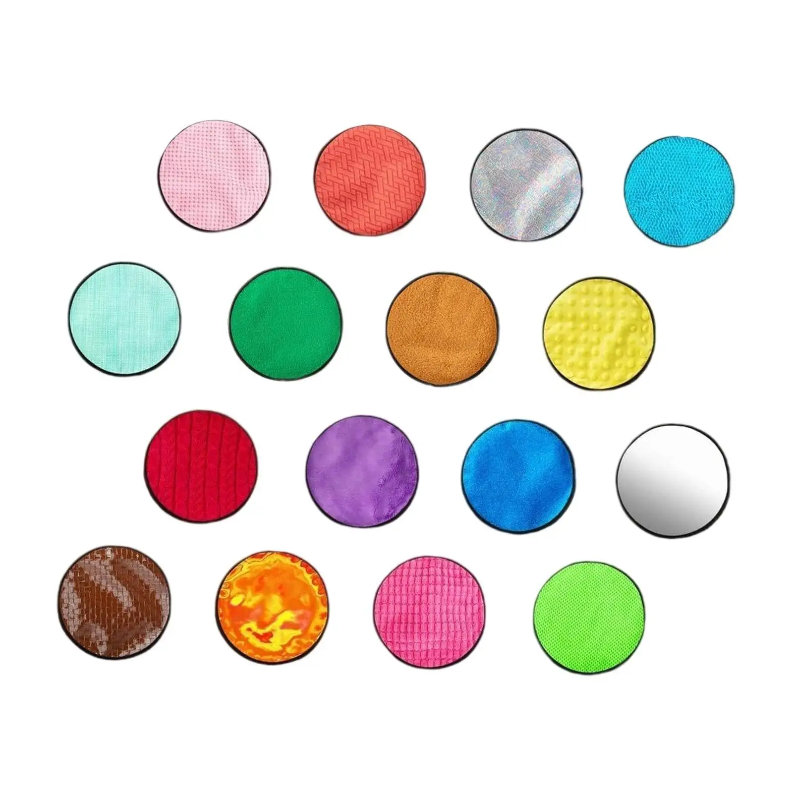 

16x Sensory Mats Travel Toy Sensory Pads for Child Boys and Girls Classroom