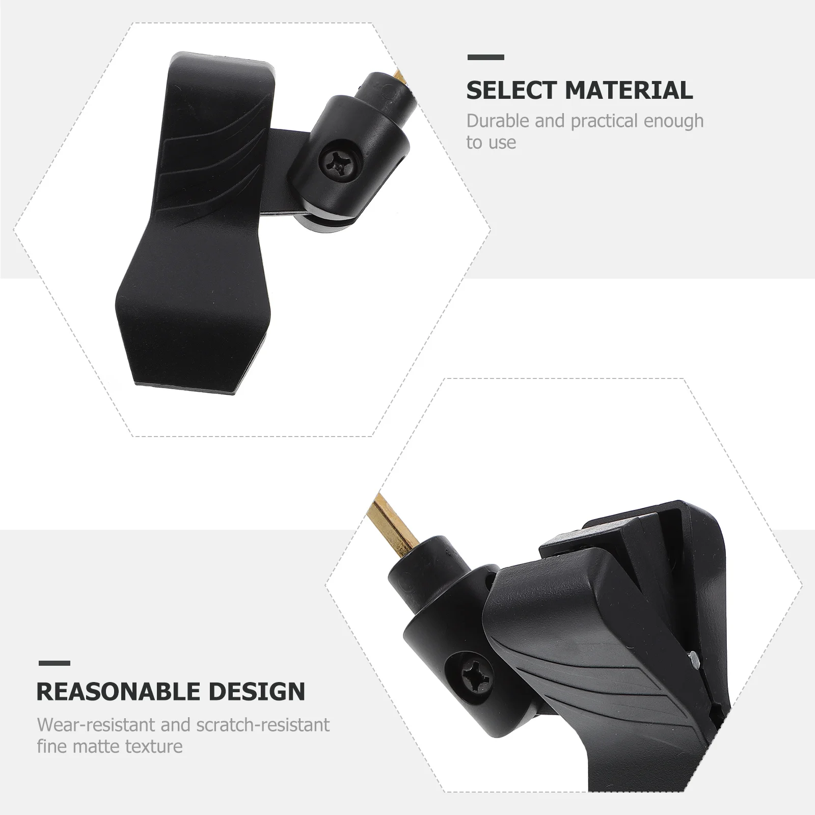 

1pc Stand Wireless Mic Holder Clip Mic Holder For Microphone Lifter Saxophone Durable Microphone Bracket Multicolor Option
