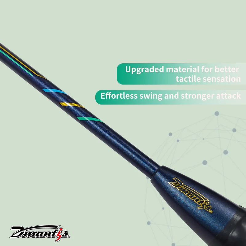 مضرب كرة الريشة المنسوج من ماو، قبضة هجومية متينة من الفلين #4